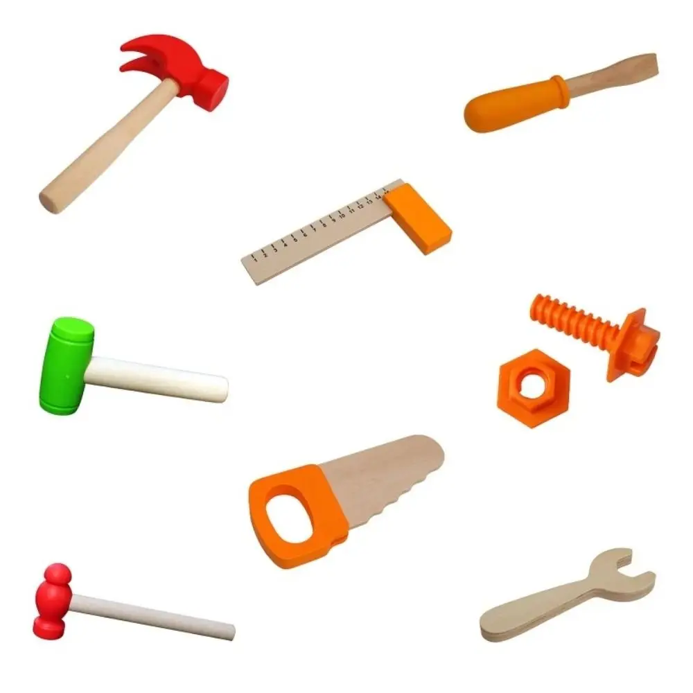 Nuts Kids Screwdriver Set Screw Montessori Screw Driver Activities Tools Wooden Interactive Maintenance Pretend Play Toys Girls