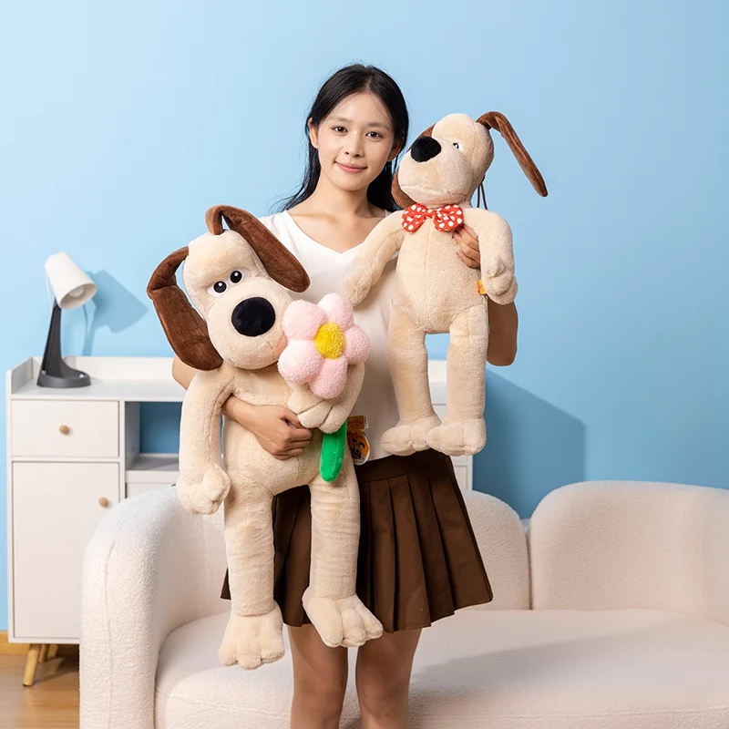 40/60/80cm Wallace&Gromit Plush Toy Kawaii Gromit Wallace Toys Cartoon Dogs Bag Plushies Doll Anime Cute Puppy Stuffed Dolls