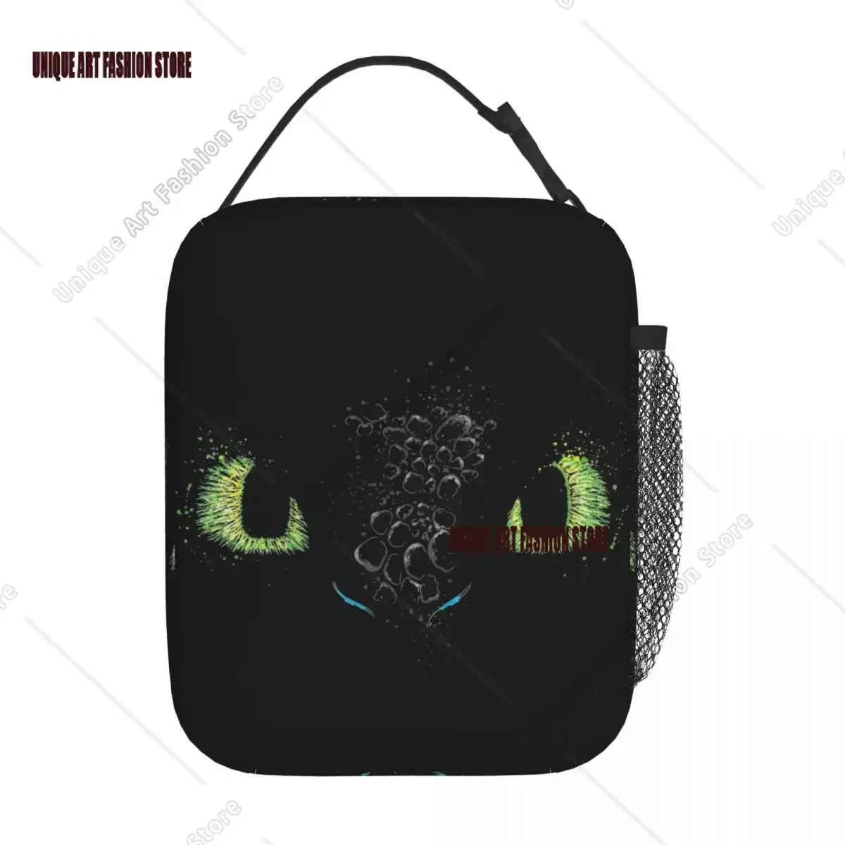 The Eyes Of The Dragon Insulated Lunch Bags Cooler Bag Reusable Large Tote Lunch Box for Men Women School Outdoor