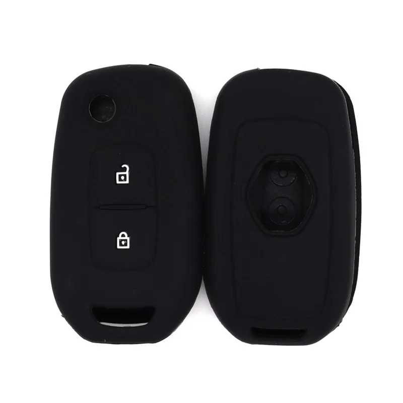 

Suitable for Renault Fenglang Latitude Card Bin Duster Espace Folding 2-button key bag case soft glue