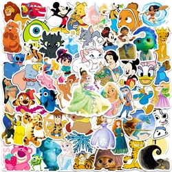 50Pcs Cute Cartoon Anime Stickers Disney for Kids Toys Decoration Car Phone Laptop Scrapbook Diary Stationery Decals Gift