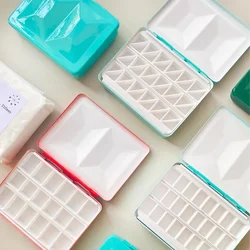 12 Squares 2ml Heavy Enamel Watercolor Separately Packed Pigment Boxes Art School Students Outdoor Sketching Portable Palettes