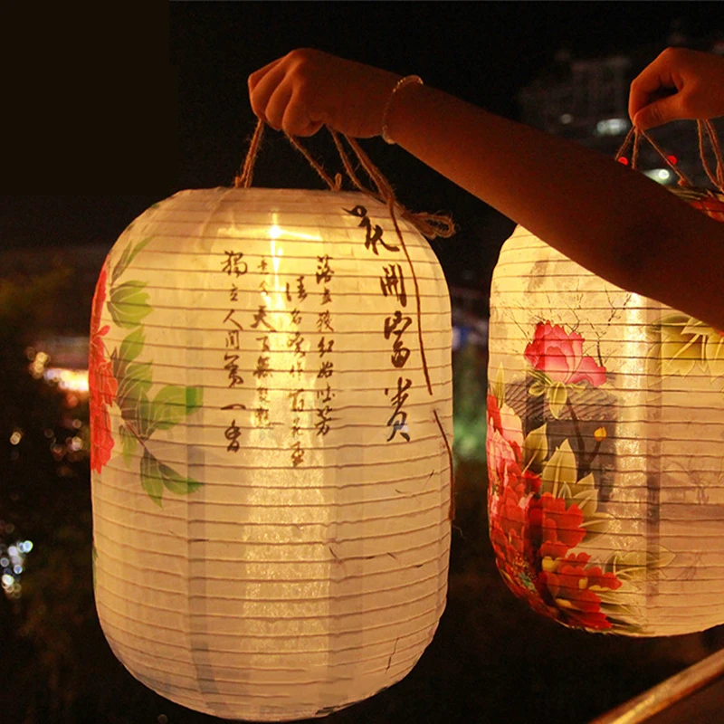 

Waterproof Solar Lanterns, LED Light, Chinese, Japanese Style, Hanging Lamp, Outdoor Garden, Wedding, Holiday Party Decorations
