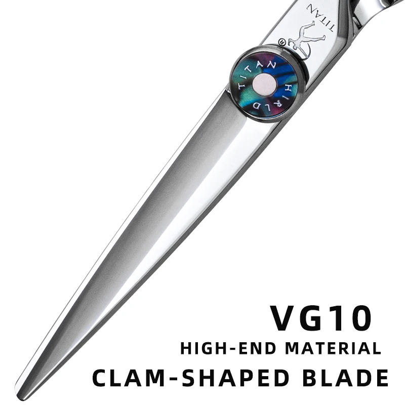 

Профессиональные парикмахерские ножницы TITAN, ножницы для стрижки волос, сталь VG10, 6 дюймов