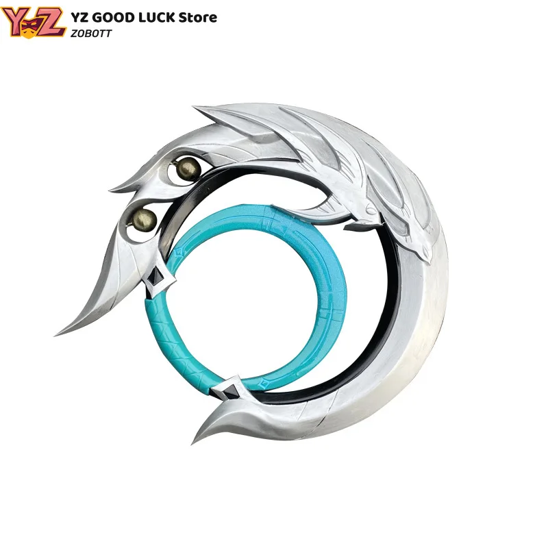 متوفر في المخزون Lan Yan دعائم تنكرية لانيان ليو فتاة جديدة Wea-pon شفرة يدوية Genshin تأثير الاشياء نموذج عيد الهالوين