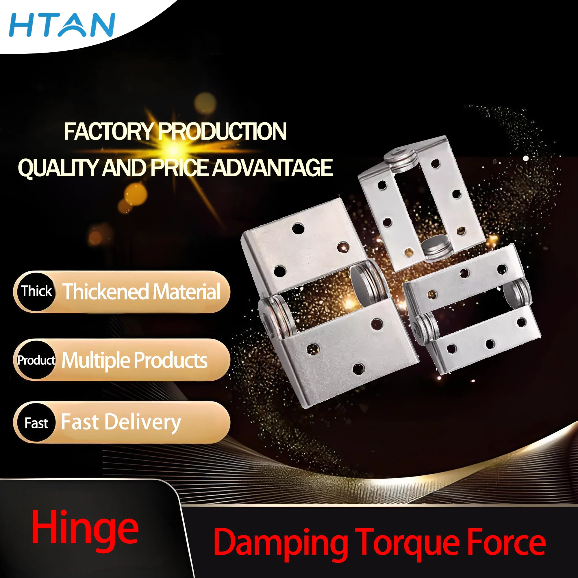 

Thickened 304 Stainless Steel Industrial Damping Hinge Heavy-Duty Electrical Cabinet Mechanical Equipment Door Pivot Hinge