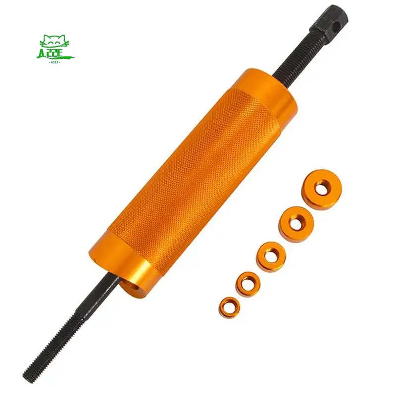 A22E-Motorcycle Piston Pin Puller For Full Skirt Piston, Heavy-Duty Small Engine Wrist Pin Tool With 5 Adapters