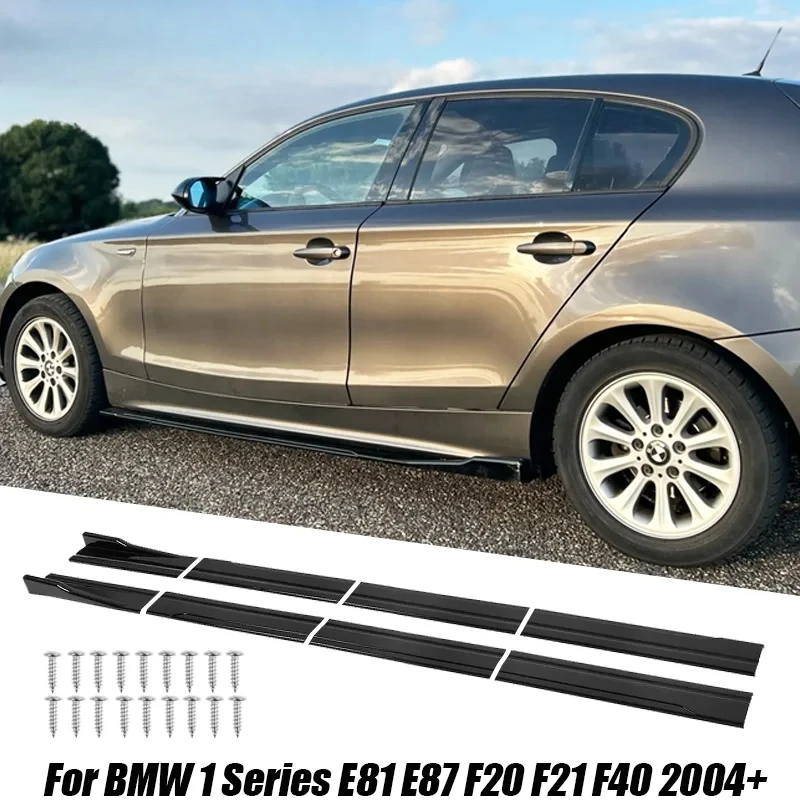 

Универсальные 86,6 дюйма 2,2 м боковые юбки, удлинители рокерных панелей для BMW 1 серии, аксессуары E81 E82 E87 E88 F20 F21 F40 F70 F52 2