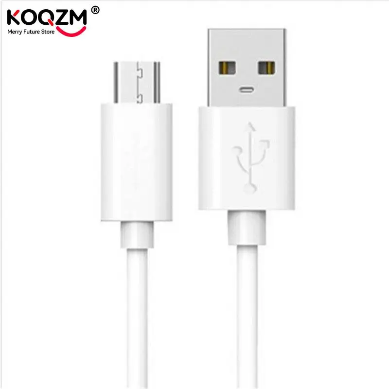 2pcs 20CM Short Micro USB Charger Cable Cords Portable Power Bank Flat Cable For Android Phone Only Charge