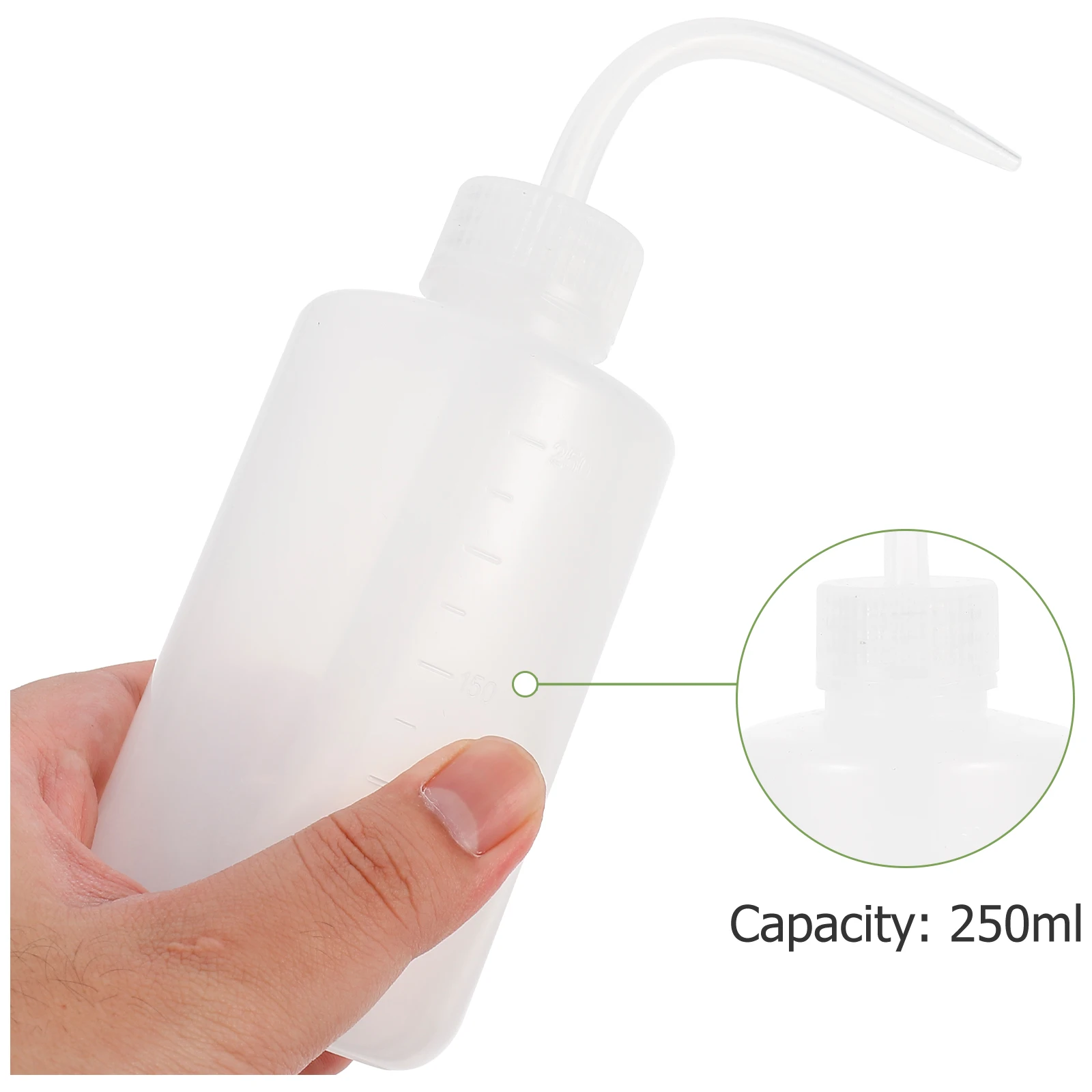 

10pcs Premium Squeeze Watering Sprinkling Can Transparent Irrigation Bottle Portable Light Weight Cleaning Planting
