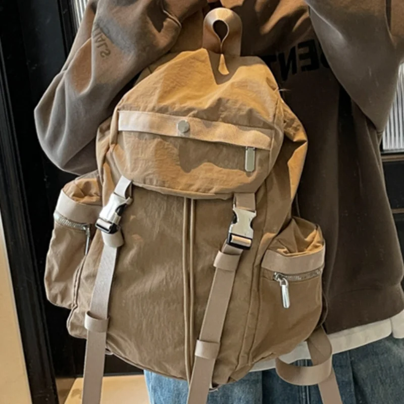 Borsa a tracolla semplice casual Zaino da viaggio di grande capacità Borsa da scuola per computer Zaino multifunzionale impermeabile resistente all'usura