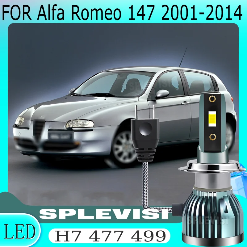 

Illuminates More Road Ahead LED Headlamp LED Bulbs For Alfa Romeo 147 2001 2002 2003 2004 2005 2006 2007 2008 2009 2010-2014