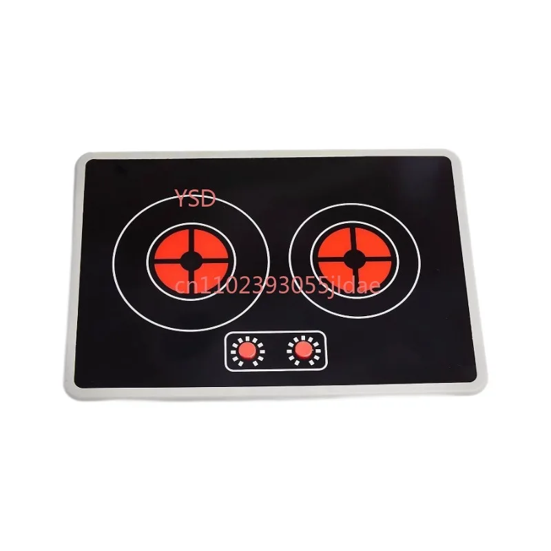 

High-Quality Wooden Kitchen Toy（with Sound & Light Effects, Simulated Induction Cooker, Kids' Cooking Accessories Set）