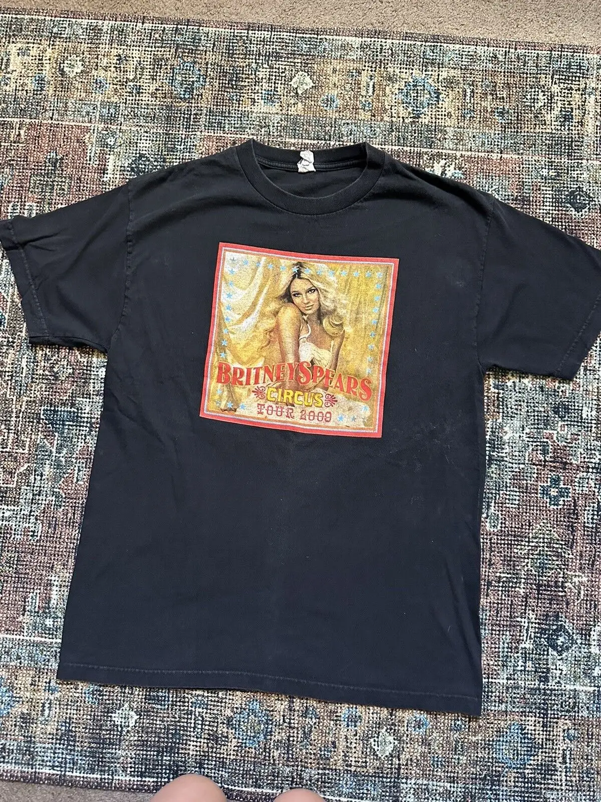 Britney Spears T Shirt Large Circus Tour Pop Music 2009 Pussycat Dolls, Allstyle