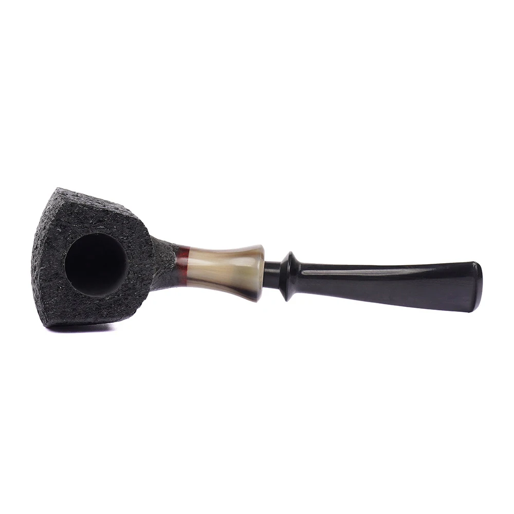 Sd7f21890dbe14b58929796f27a64edd83 Handgefertigte Freiform-Hornpfeife mit Sandstrahl-Finish