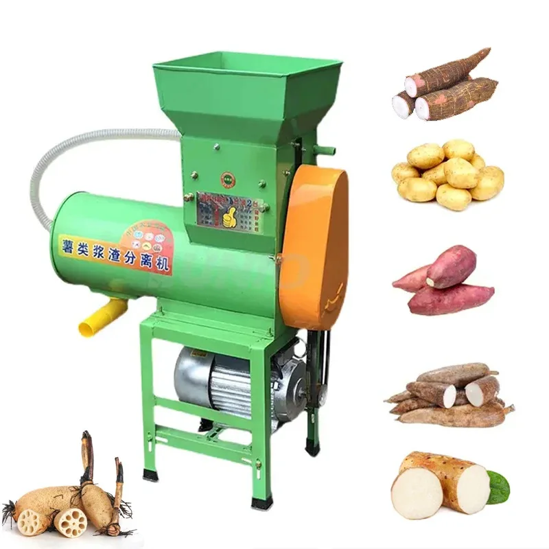 Máquina Peladora y Lavadora de Yuca Pequeña con Rejilla para Producción de Almidón