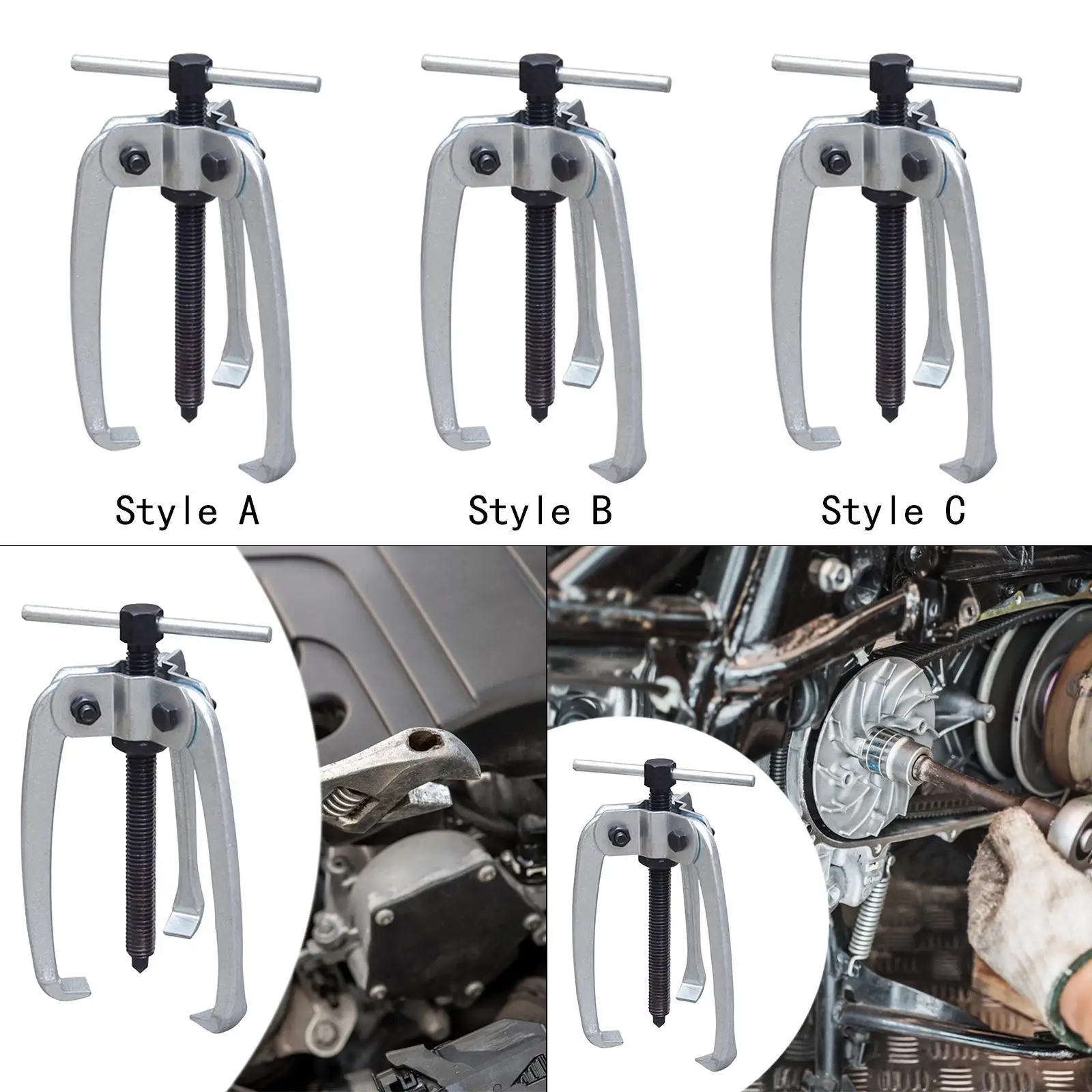 

Bearing Puller Jaw Puller Multifunctional for Motorcycle Car Auto Heavy Duty Structure Mini Puller Clamp Pulley Flywheel Remover