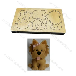 Wooden Dog Cutting Dies for Scrapbooking, Multiple Sizes, V-2144, New