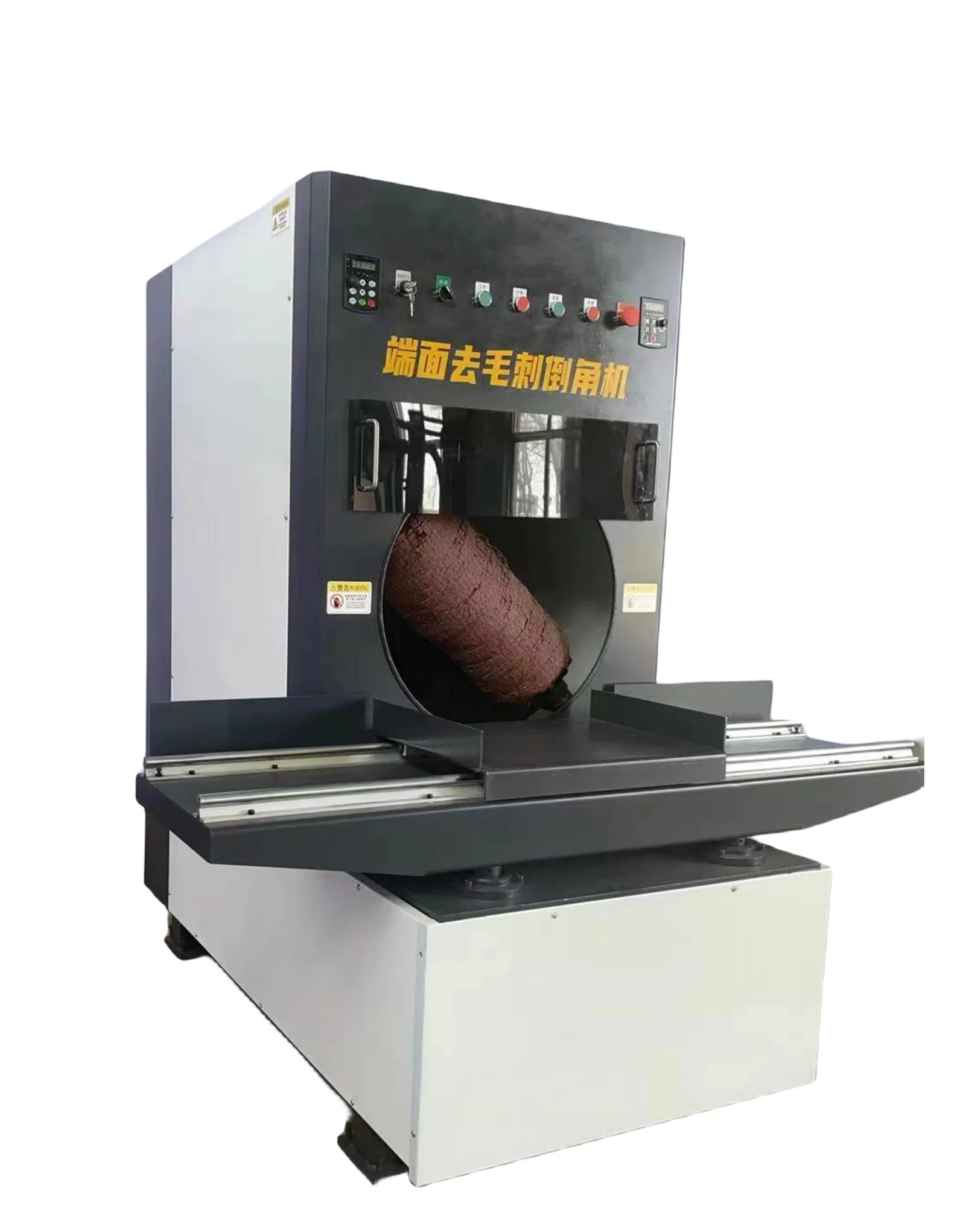 Deburring Chamfering Machine for Ports:   of Burrs From Cut Surfaces of Copper, Iron, Aluminium and Plastic Profiles