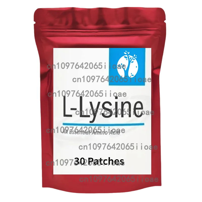 

L-лизин, 1000 мг, 30 пластырей — аминокислотная добавка, поддерживающий коллагеновый синтез