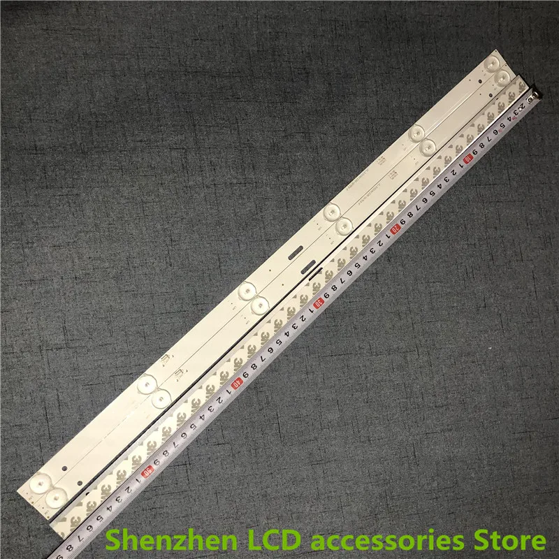 50 шт. ДЖЛ.Д 32061235 -017IS-F 575 мм 6 В 6 светодиодов алюминий 100% новая панель подсветки ЖК-телевизора