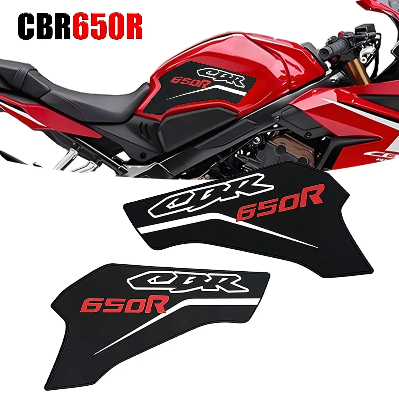 

Cbr650r подходит для мотоцикла Honda Cbr650r, новая резиновая противоскользящая накладка, защитная наклейка на топливный бак, клейкая наклейка 2021-2023