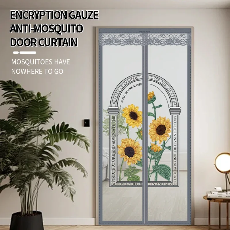 

Sunflower mosquito proof door curtain, door, summer screen window, household mosquito net, high-end partition, s