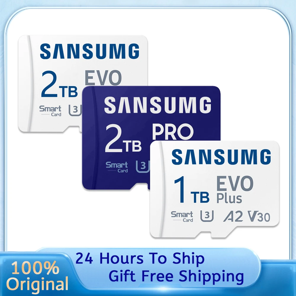 SANSUMG Original 1TB Micro TF Card Mini Memoria SD Memory Card 128GB 512GB For Smartphone Nintendo Switch Video Card SD Card 2TB