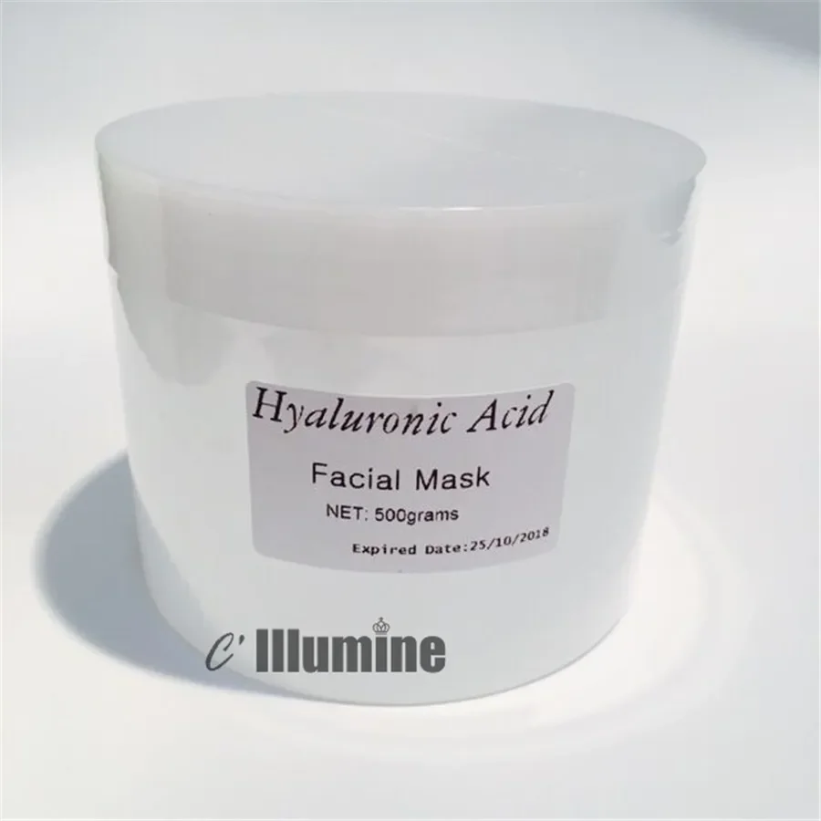 500ml Ageless Hyaluronic Acid Moisturizing Mask Contractive Pore Skin Care Equipment Beauty Salon Products