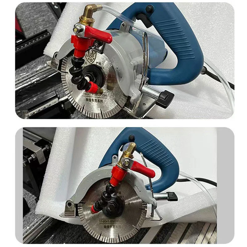 Imagem -06 - Sistema Bico Refrigerante Misting Removedor de Poeira à Prova de Poeira Pulverizador de Água para Mármore Máquina de Corte de Telha de Tijolo Cortador de Ângulo