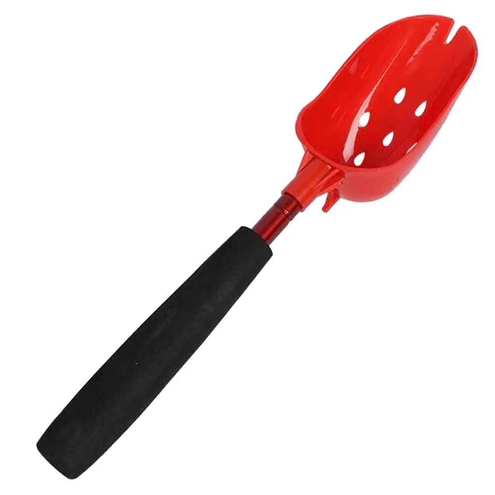 Fish Bait Casting Scoop Retractable Fishing Lure Scoop Lightweight Long Handle Non Slip Fishing Tackle Accessory