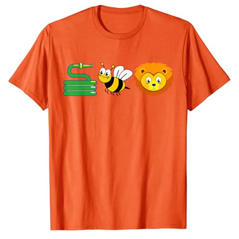 Hose Bee Lion Funny Ho's Be Lying T-Shirt Cute Graphic Tee Y2k Top Short Sleeve Blouses Boys Fashion Sons Nephew Novelty Gifts