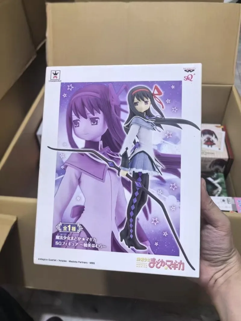 

В наличии оригинальные Banpresto Puella Magi Madoka Magica Akemi Homuraaction аниме фигурки модель игрушки настольный орнамент подарки