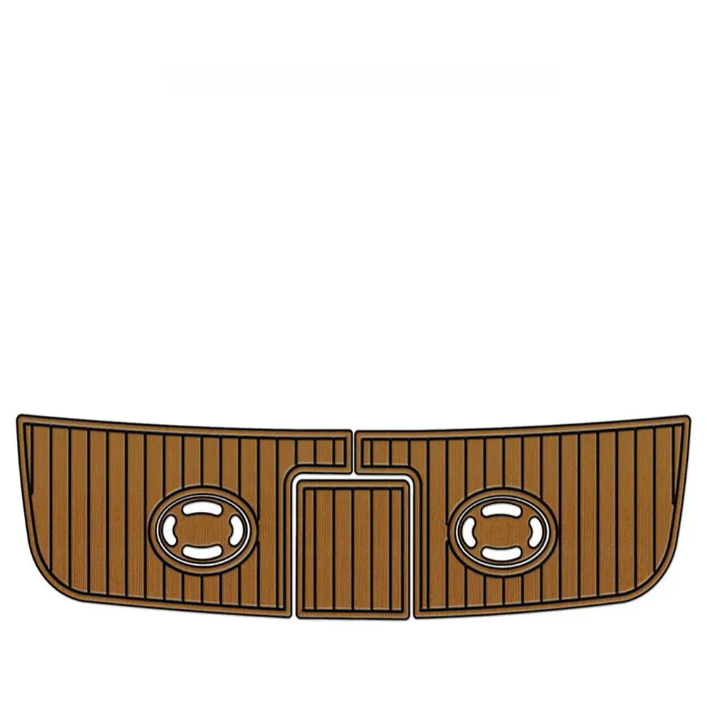 

for SeaRay 310 Sundancer Swim Platform Pad Boat EVA Foam Faux Teak Deck Floor Mat SeaDek MarineMat Gatorstep Style Self Adhesive