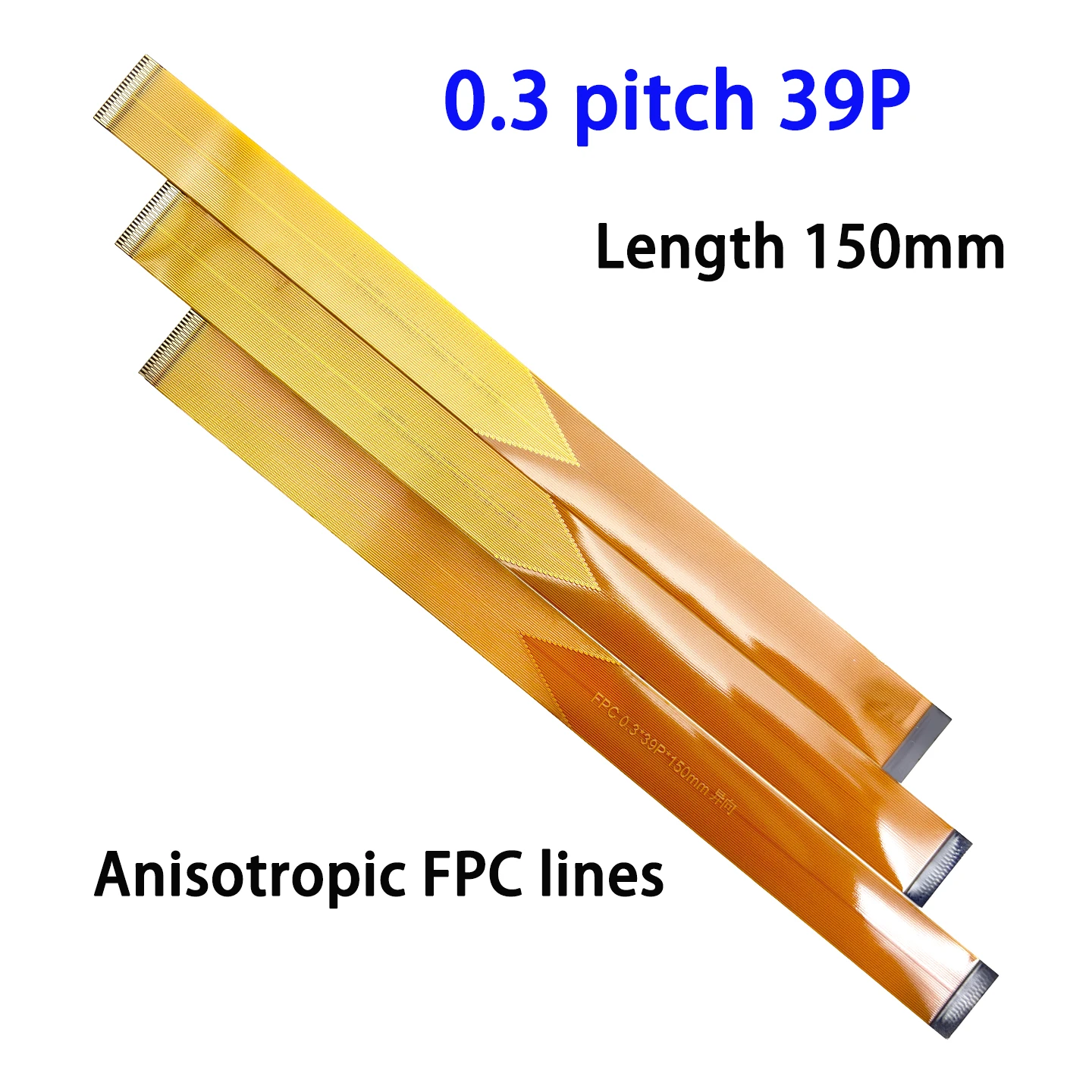 FPC Flexible Cables 0.3mm Pitch 39 Pin Coaxial Anisotropic LVDS MIPI LCD Test Extension Electronic Components