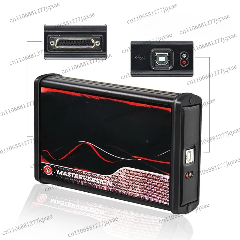 EU Red V2.8for KESS V2 V5.017 ECU Programming Device No Token Limited ECU Chip Tuning Tool With Plastic Toolbox
