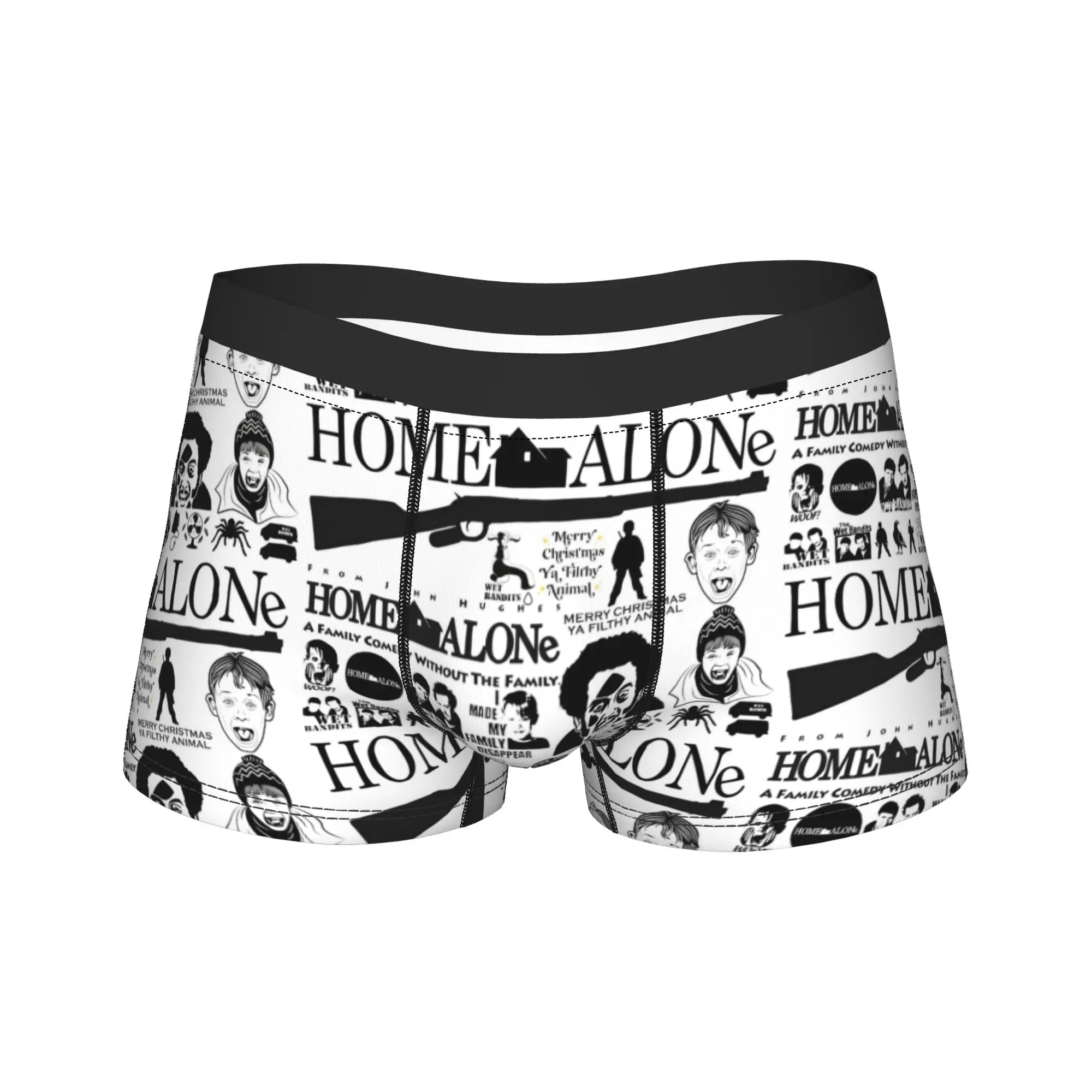 

Men's Home Alone Cartoon Cute Underwear Kevin Macaulay Culkin Hot Boxer Briefs Shorts Panties Homme Breathable Underpants M-XXL