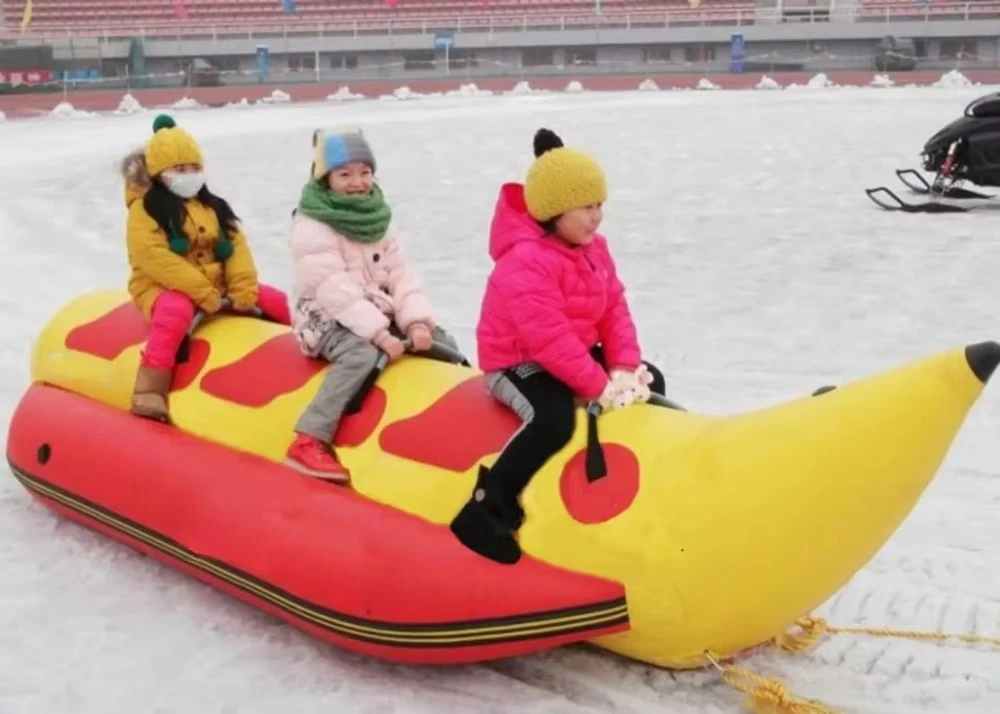 

Made Inflatable Banana Ski Boat Towable Tube Sled Banana Boat for Sale