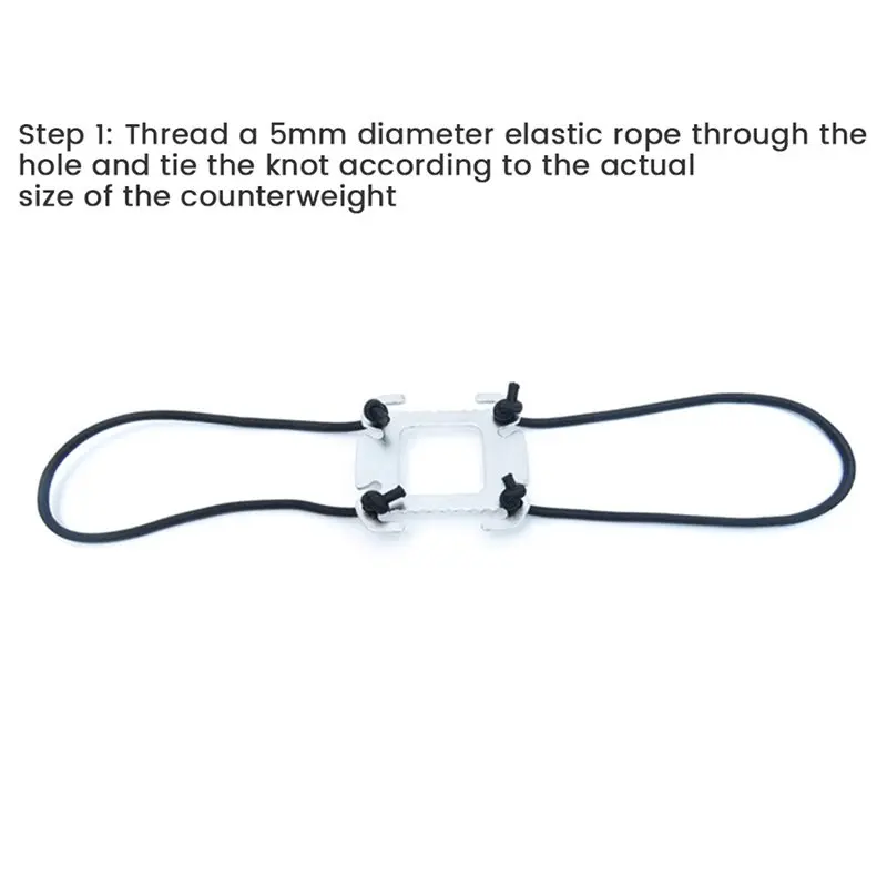 HOES-4X Buckle Metal Button Quick-Install Quick-Release Adjusting Rope Diving Counterweight Buckle