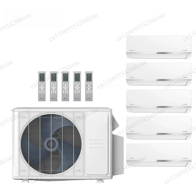 Mini split air conditioner 30 rooms 3.535000btu R32 split air conditioner heat pump inverter multi zone