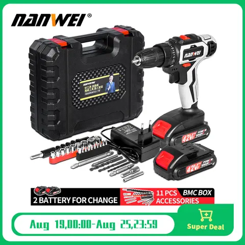 3-in-1 Impact Drill and Screwdriver NANWEI