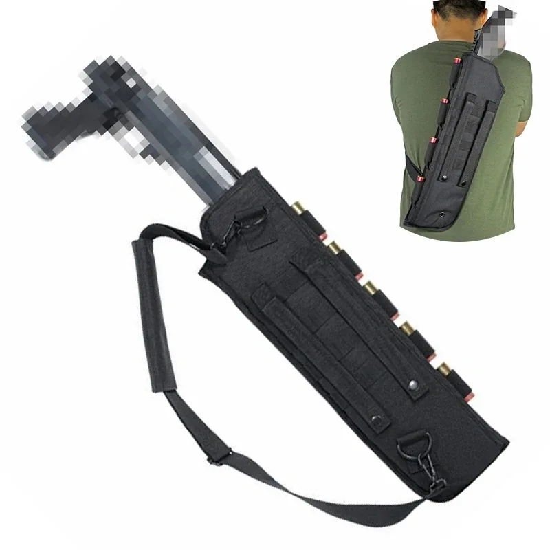 19 "Tactical Fucile Fucile Fodero Borsa Molle Spalla Sling Case Borsa imbottita Spalla Sling Case Fondina imbottita per la caccia