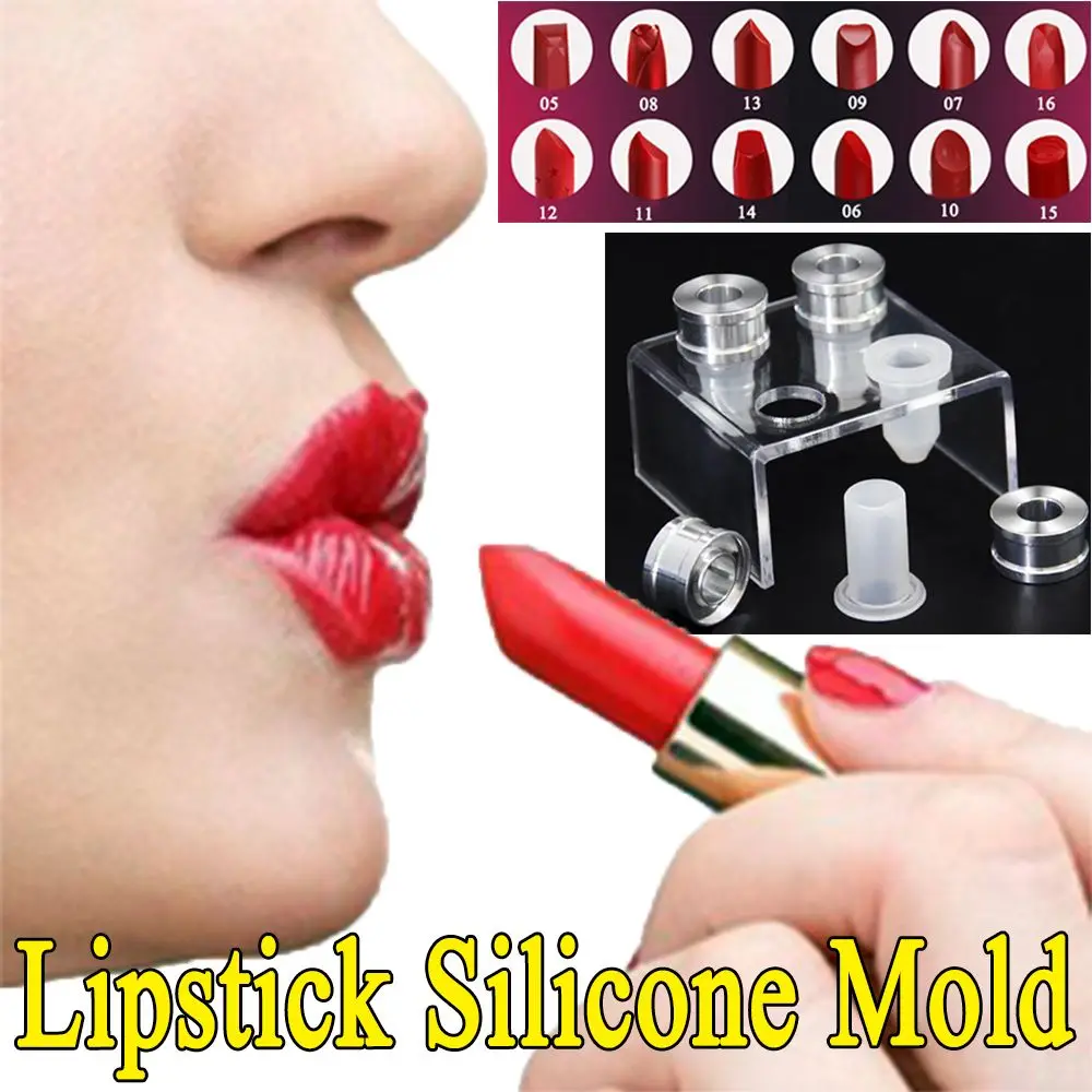 Soporte de anillo, herramientas de maquillaje, soporte para cosméticos, manualidades DIY, molde para lápiz labial, tubo, herramientas de maquillaje de labios, molde para bálsamo labial