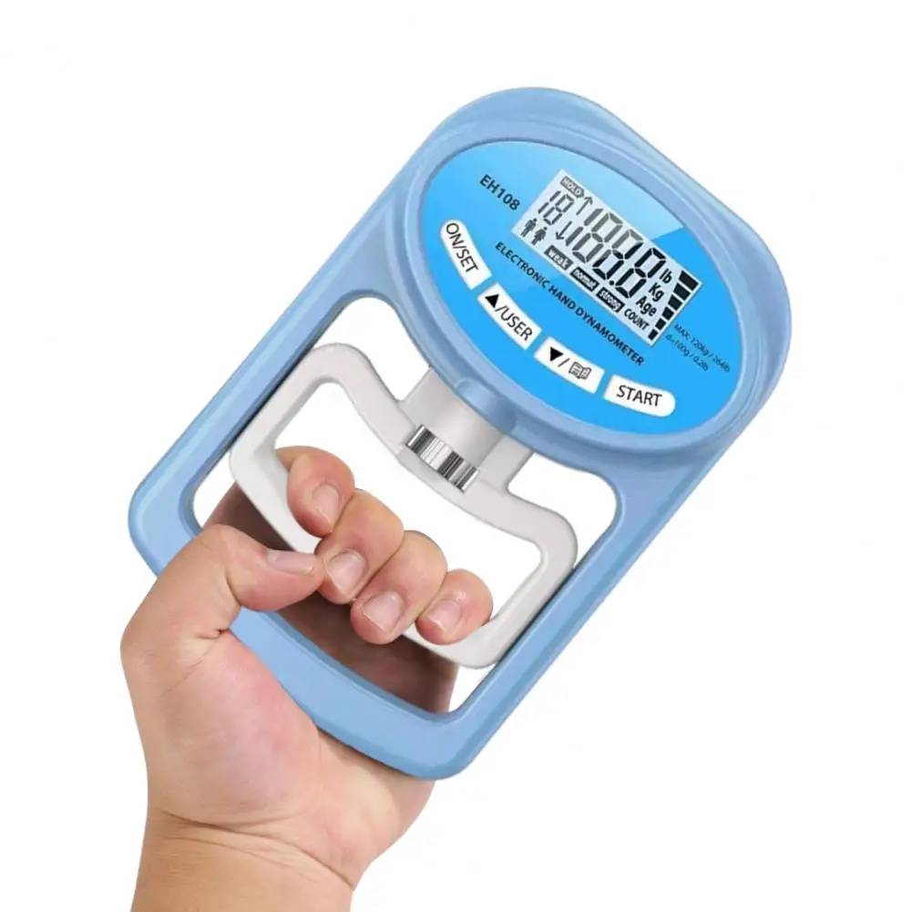 Digital Grip Strength Meter Hand Grip Strength Testers with Led Display for Adjustable Grip Measurement Training for Sport