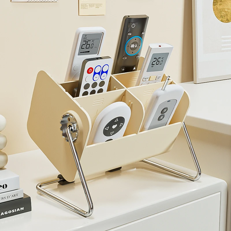 

Multi-Functional Remote Control Organizer Box, Minimalist Versatile Desktop Storage Rack, Stylish Phone Organizer Acrylic