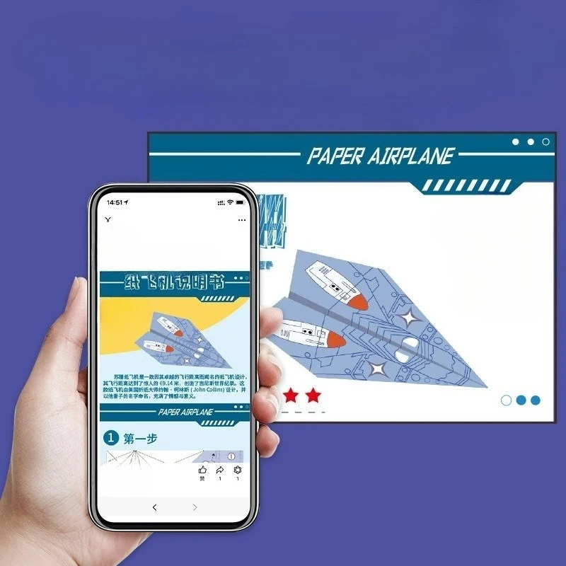 1 conjuntos de crianças iniciante origami enciclopédia 3d avião de papel colorido dobrável criativo clássico educacional brinquedo diy para crianças