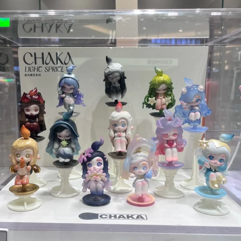 Chaka Light Sprite Series Mystery Box, Blind Box, Guess Bag Toys, Butter Cute Anime Figure, Desktop Ornaments, Collection Gift, New