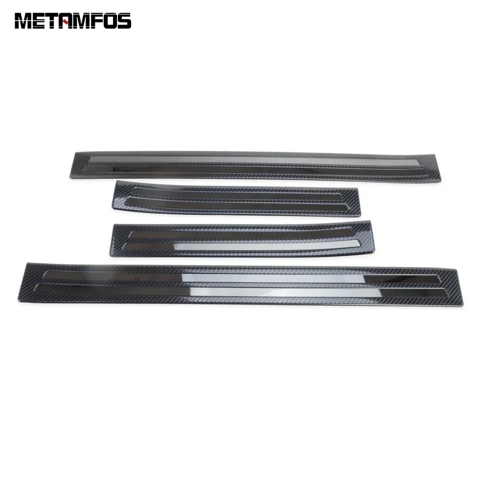 For Mazda 3 M3 Axela Sedan 2019 2020 2021 2022 2023 2024 Exterior Door Sill Scuff Plate Welcome Pedal Entry Guard Accessories