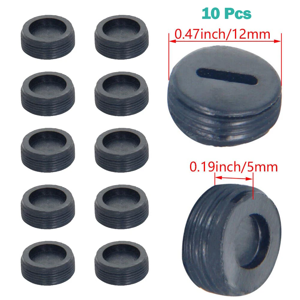 

10pcs Carbon Brush Cap Plastic Holder Cover For Motor Accessories 12mm/13mm / 14mm / 15mm / 16mm / 17mm/18mm / 20mm / 22mm