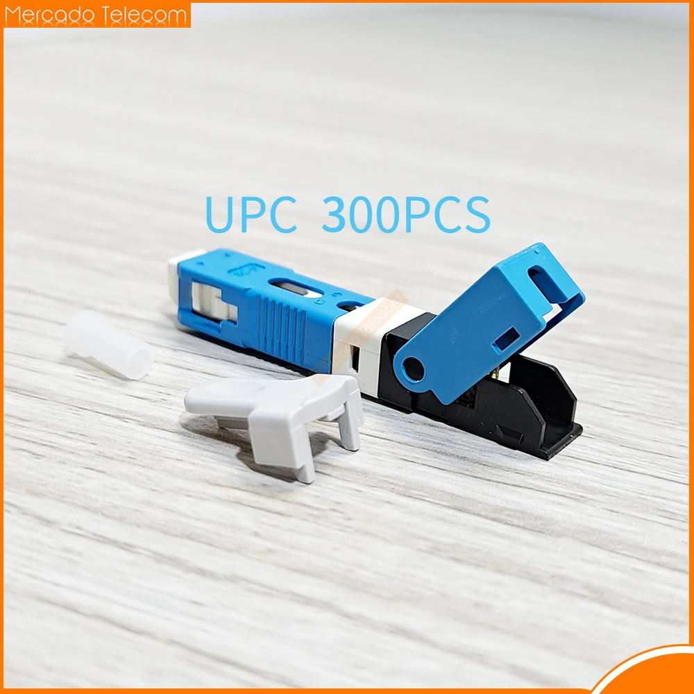 Imagem -04 - Conector de Fibra Óptica Monomodo Ftth Esc250d sc Apc e Upc 100 200 Pcs Lot